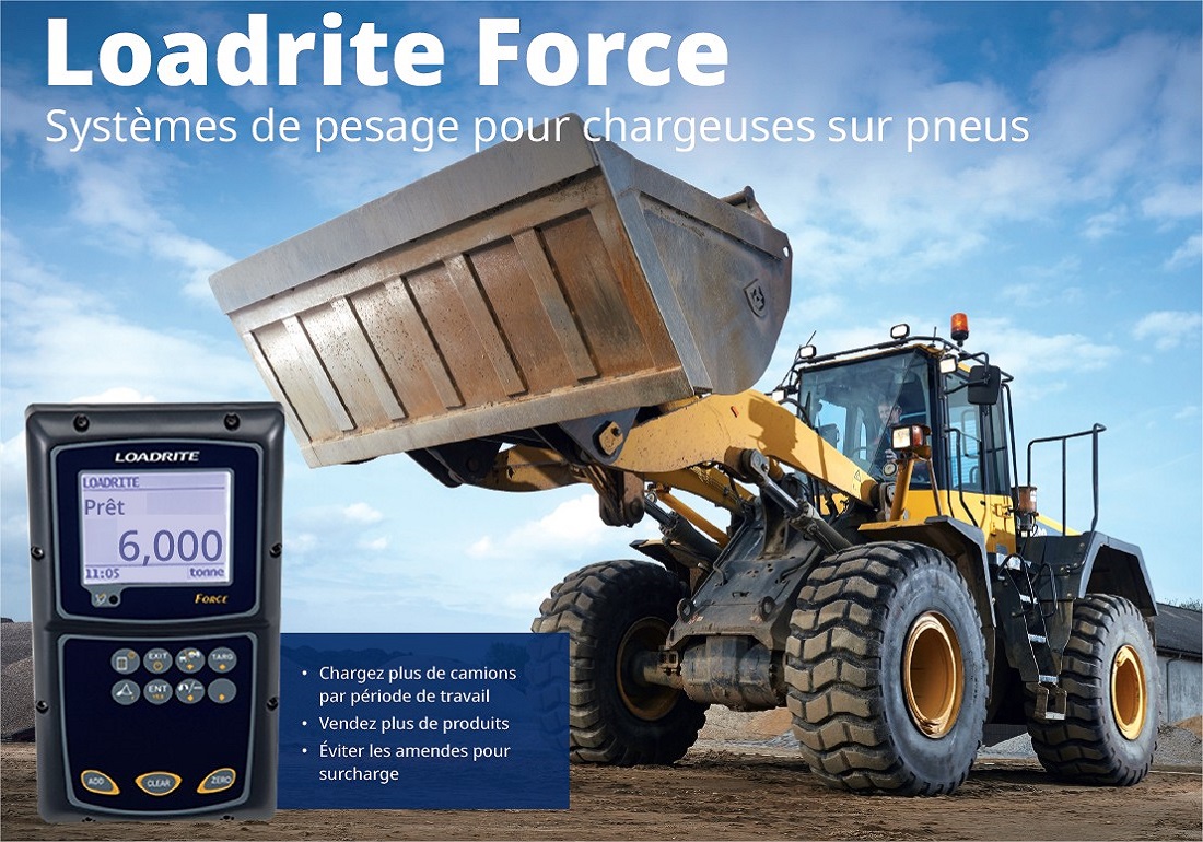 Loadrite Force système de pesage pour chargeuse sur pneus